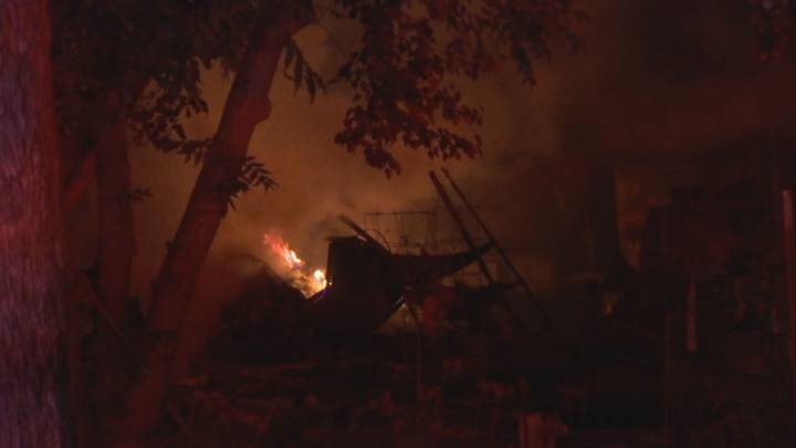 House near Keystone Lake destroyed in fire; family escapes safely