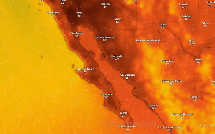 Clima en La Paz y Los Cabos el jueves 21 de agosto de 2025