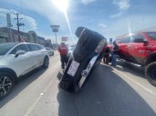 Chocan cinco vehículos bulevar Miguel Alemán de Gómez Palacio