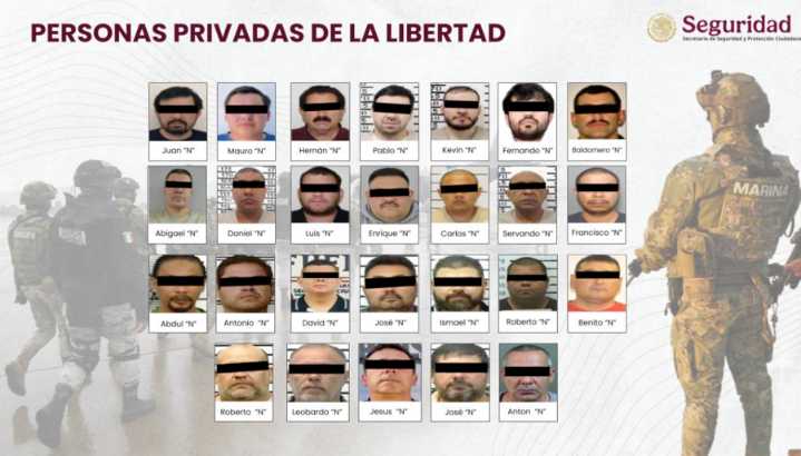 Detallan traslado de 26 criminales de alto perfil a Estados Unidos