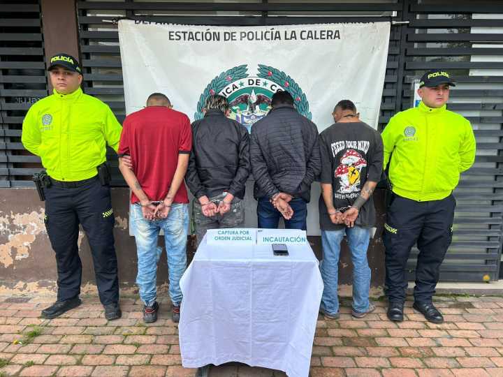Caen integrantes de banda de microtráfico que operaba cerca de colegios en Cundinamarca
