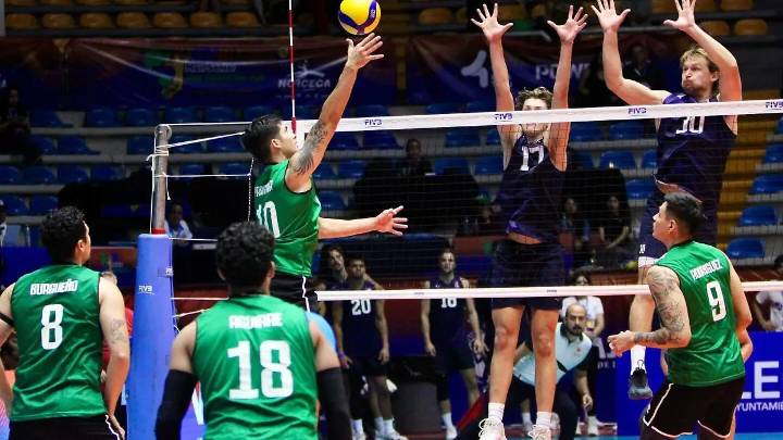 ¡Guerreros! México doblega a Estados Unidos y avanza semifinales de la Copa Panamericana de Voleibol 2025