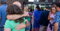 Minneapolis shooting 'heroes' shielded praying school children from bullets