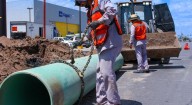JMAS arregla hundimiento en la López Mateos; remplazó colector