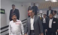 Llega presidente de SCJN a San Lázaro; Hugo Aguilar sostendrá primer acercamiento con diputados
