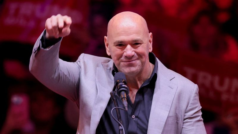 A UFC fight at the White House? Dana White says it’s happening