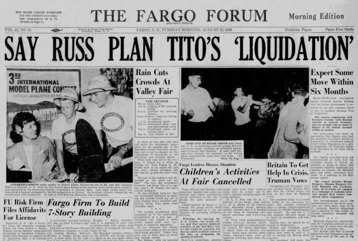 Today in History: USS Fargo gets a new captain