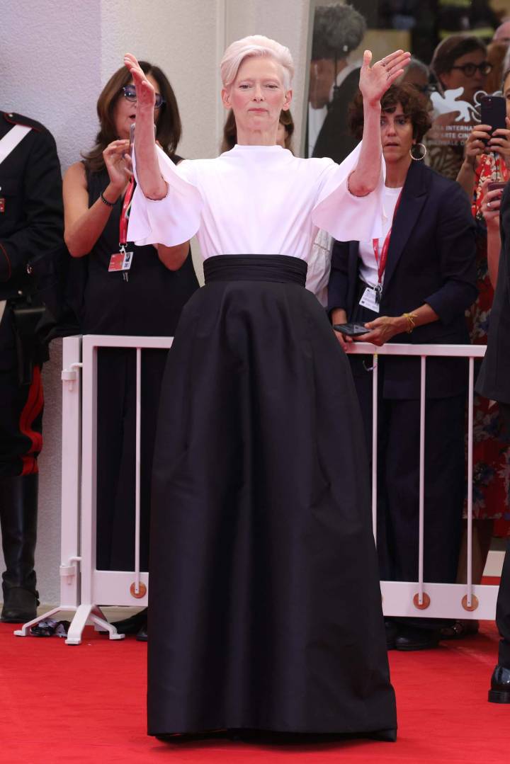 SWINTON Held Court at the Venice Film Festival’s Opener