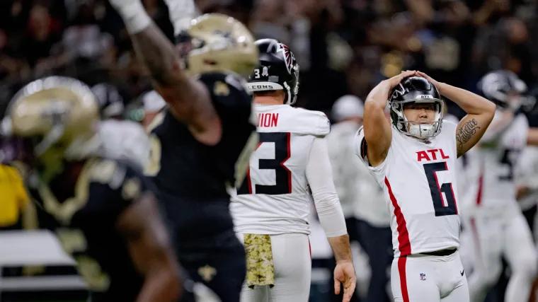 Falcons' kicking competition heats up with monster field goal by German