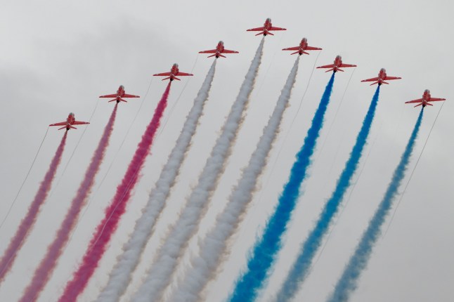 Red Arrows flight path: Where and when to see this weekend’s displays