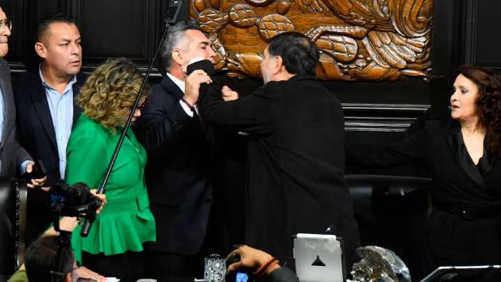 Agresión de ‘Alito’ Moreno a Noroña muestra como es el PRIAN, fue una escena autoritaria: Sheinbaum