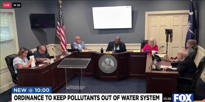 Pickens city council discuss ordinance to keep pollutants out of water system
