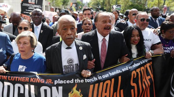Al Sharpton leads pro-DEI 'March on Wall Street' on anniversary of the 1963 March on Washington