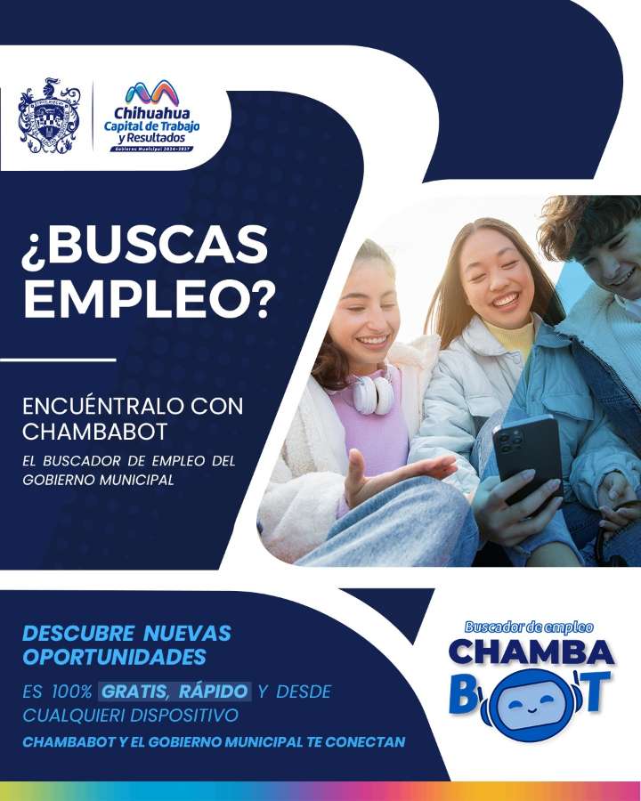 ¿Buscas empleo? Municipio reitera usar ChambaBot para encontrar trabajo