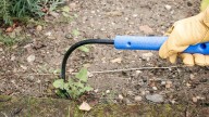 This garden tool is a real mean machine with weeds in my yard