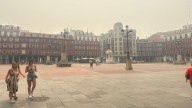 Una nube de humo por los incendios cubre Valladolid: "Cerrar ventanas y evitar deporte al aire libre"