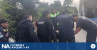 Dramático rescate de un hombre que se arrojó al vacío