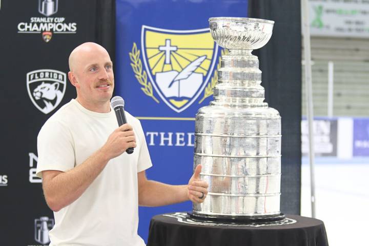 Cathedral grad Nate Schmidt overwhelmed by turnout to see Stanley Cup in St. Cloud