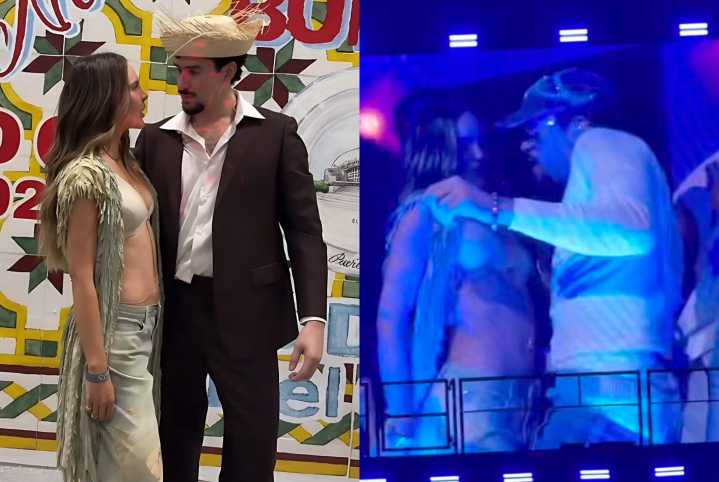 Belinda y Bad Bunny protagonizan “candente” baile en pleno concierto, ¿son novios?