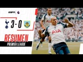 Tottenham vs. Burnley (3-0): goles, video y resumen con Oliver Sonne como titular