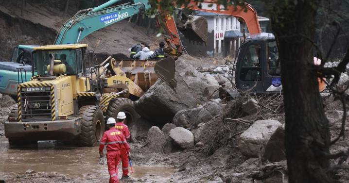 Flash floods kill at least 10 people and leave 33 missing in northwestern China