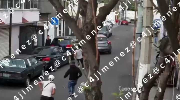 'El Eder' y 'El Lápiz', de Los Gansos, son captados en VIDEO en calles de Iztacalco; iban un p...