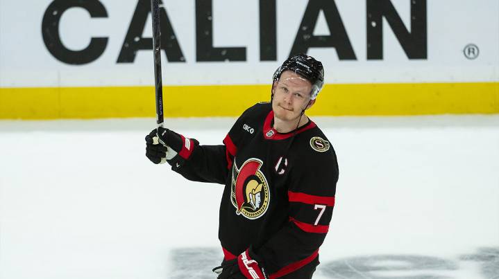 Senators’ Brady Tkachuk won’t be getting traded, says father