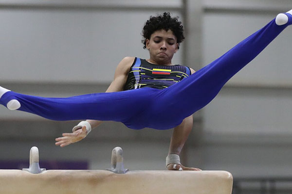 Thomas Mejía se coronó campeón panamericano en gimnasia artística