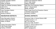 CASSIA COUNTY ELECTIONS 