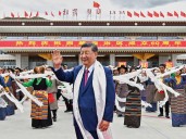 Xi Jinping makes rare visit to Tibet as 60 years of Chinese rule celebrated