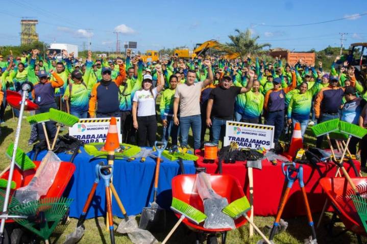 Alcalde Kendy Graterol despliega brigadas ambientalistas en La Encrucijada