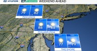 Sunny, beautiful weather in the Philadelphia region. Rip current risks along Jersey Shore, Delaware beaches
