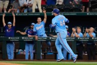 Homers by Tellez and Pederson back Kelly's pitching as Rangers blank Guardians 5