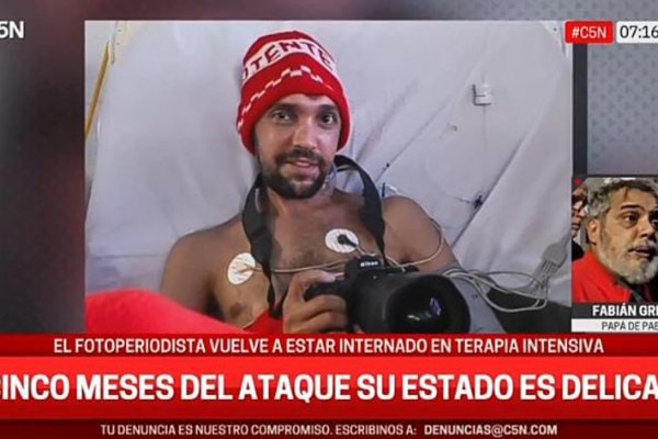 Preocupación por Pablo Grillo: su padre contó detalles del delicado estado de salud