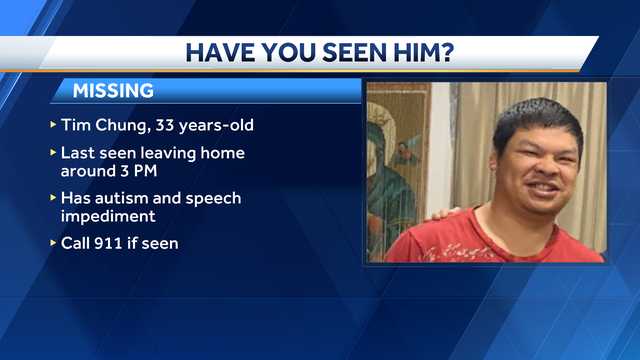 Missing Metairie man with autism last seen walking to church