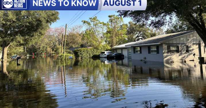 News to Know for August 1