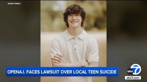 Parents of Orange County teen Adam Raine sue OpenAI, claiming ChatGPT helped their son die by suicide
