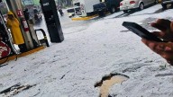 Fuerte granizada en Tancítaro cubre la ciudad de blanco