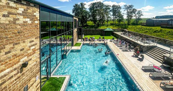 Mum discovers £74-a-night 'budget-friendly Center Parcs dupe' with hot tubs, waterfall and stunning countryside views