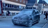 Principio de incendio en una camioneta