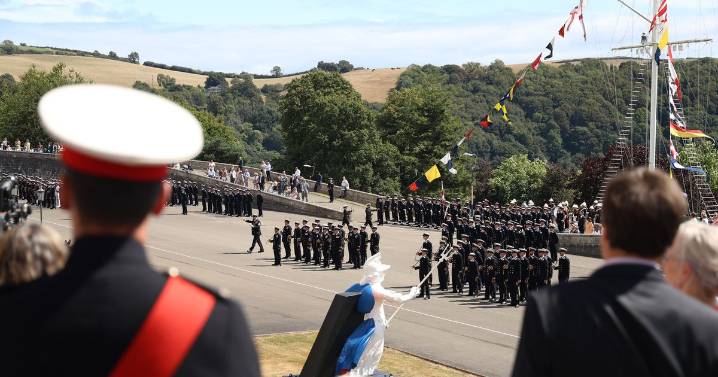 Future Royal Navy leaders celebrated after completing training