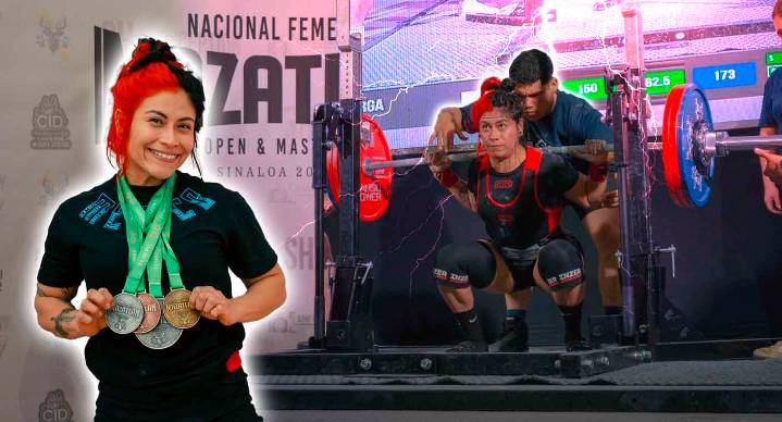 El esfuerzo y el amor por el deporte llevó a la sonorense Allison Galindo a ganar 2do lugar en campeonato panamericano de powerlifting