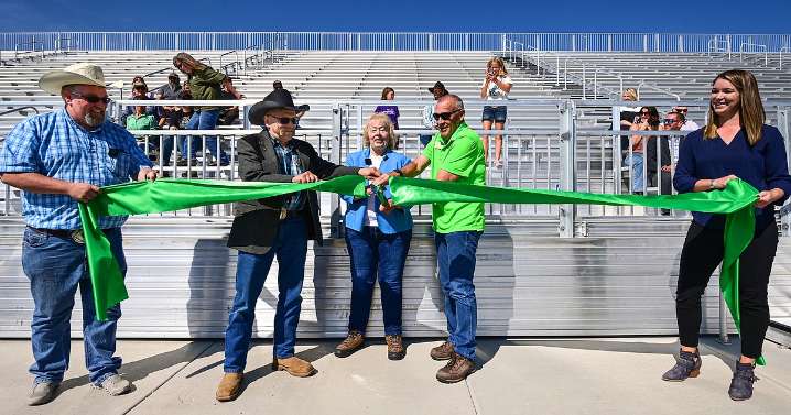 New fairgrounds bleachers open ahead of Northwest Montana Fair and Rodeo
