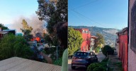 Incendio consume vivienda en cerro Yungay de Valparaíso
