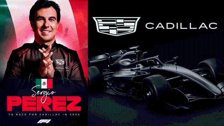 Esta es la millonaria fortuna de “Checo” Pérez tras firmar con Cadillac