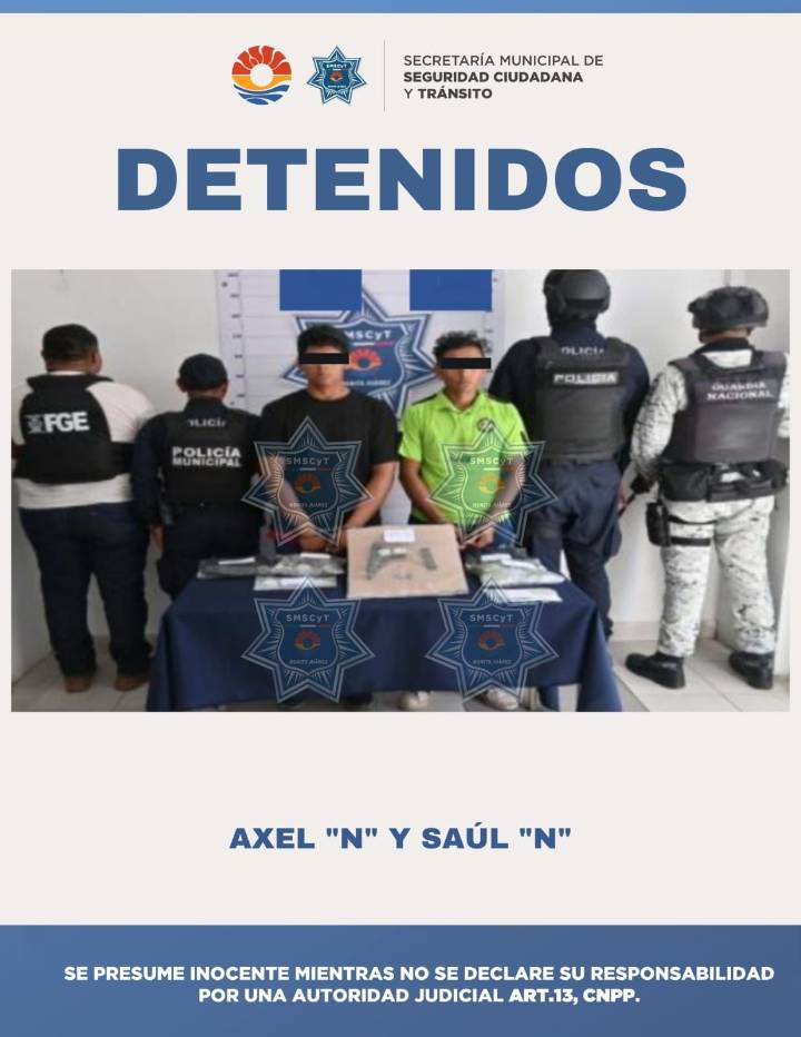 Arrestan a dos jóvenes con una pistola y más de un centenar de dosis de drogas