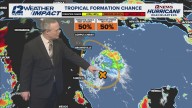 Gulf weather system shows increased activity, could develop into tropical depression