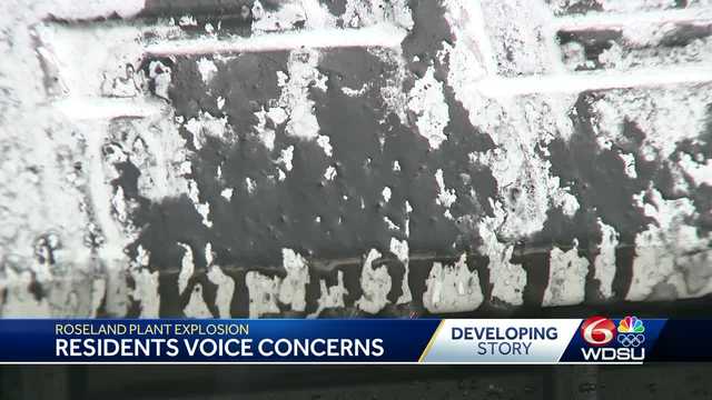 Roseland residents upset, as black oil covers cars, homes, days after explosion