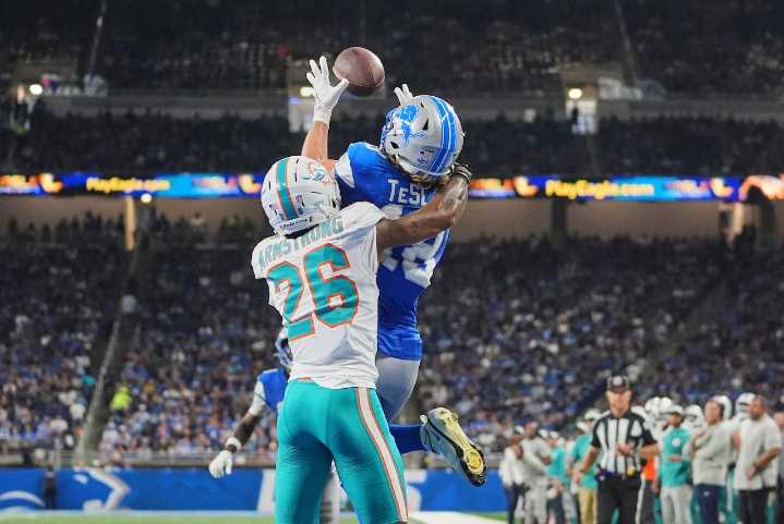 Former college teammate ‘proud’ of Isaac TeSlaa’s breakout preseason for Lions