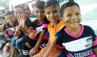 Real Ezequiel agasajó a sus niños